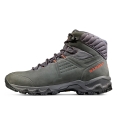 Mammut Wanderschuhe Mercury IV Mid GTX (All-Terrain, Nubukleder, wasserdicht) schwarz/rot Herren